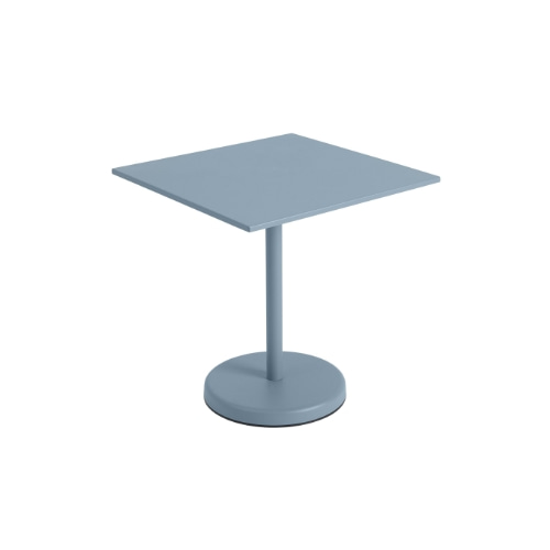 무토 리니어 스틸 카페 테이블 (아웃도어) - 페일 블루 (3size)