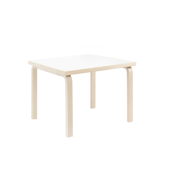 아르텍 알토 어린이 테이블 81C (75x60cm) - 화이트 라미네이트