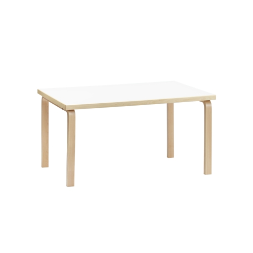아르텍 알토 어린이 테이블 81A (150x60cm) - 화이트 라미네이트